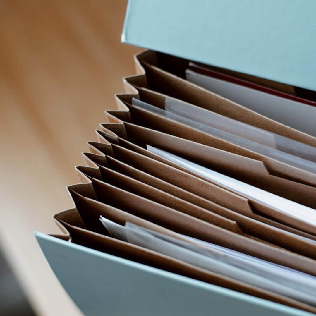 Symbolbild: Folder mit Unterlagen für eine Immobilienfinanzierung